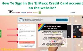 tjmaxx credit card requirements
